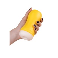 Мастурбатор A-Toys by TOYFA Dion, анус, TPE, желтый, 14 см