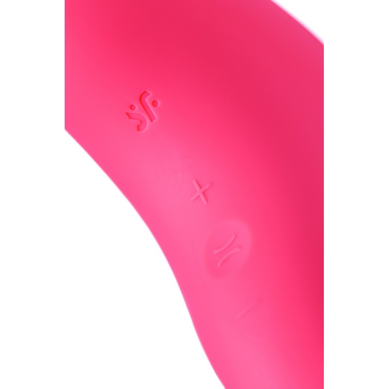 Вакуум-волновой стимулятор клитора Satisfyer Magnetic Deep Pulse, силикон, розовый, 11,6 см