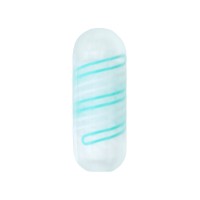Нереалистичный мастурбатор TENGA SPINNER  PIXEL SPECIAL SOFT, TPE, голубой, 14 см
