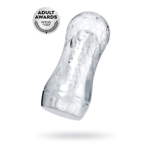 Мастурбатор A-Toys by TOYFA Jelf, ABS пластик, прозрачный, 18,5 см