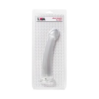 Нереалистичный фаллоимитатор Jelly Dildo XL Toyfa Basic, TPE, прозрачный, 22 см