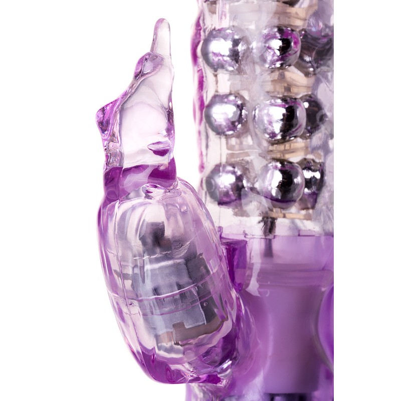 Вибратор с клиторальным стимулятором A-Toys by TOYFA High-Tech fantasy, TPE, фиолетовый, 26,5 см