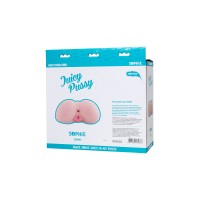 Мастурбатор реалистичный TOYFA Juicy Pussy Sophie с вибрацией, вагина и анус, TPR, телесный, 17 см