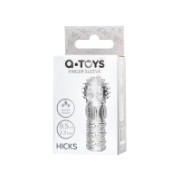 Насадка на палец A-Toys by TOYFA Hicks, TPE, прозрачный 8,5 см