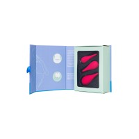 Набор вагинальных шариков Satisfyer YONI, силикон, красный, Ø 2 см.