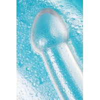 Нереалистичный фаллоимитатор Jelly Dildo XL Toyfa Basic, TPE, прозрачный, 22 см