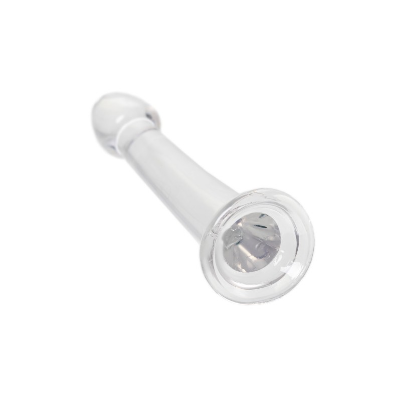 Нереалистичный фаллоимитатор Jelly Dildo S Toyfa Basic, TPE, прозрачный, 15,5 см