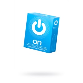 Презервативы On, natural feeling, классические, 18,5 см, 5,4 см, 3 шт.