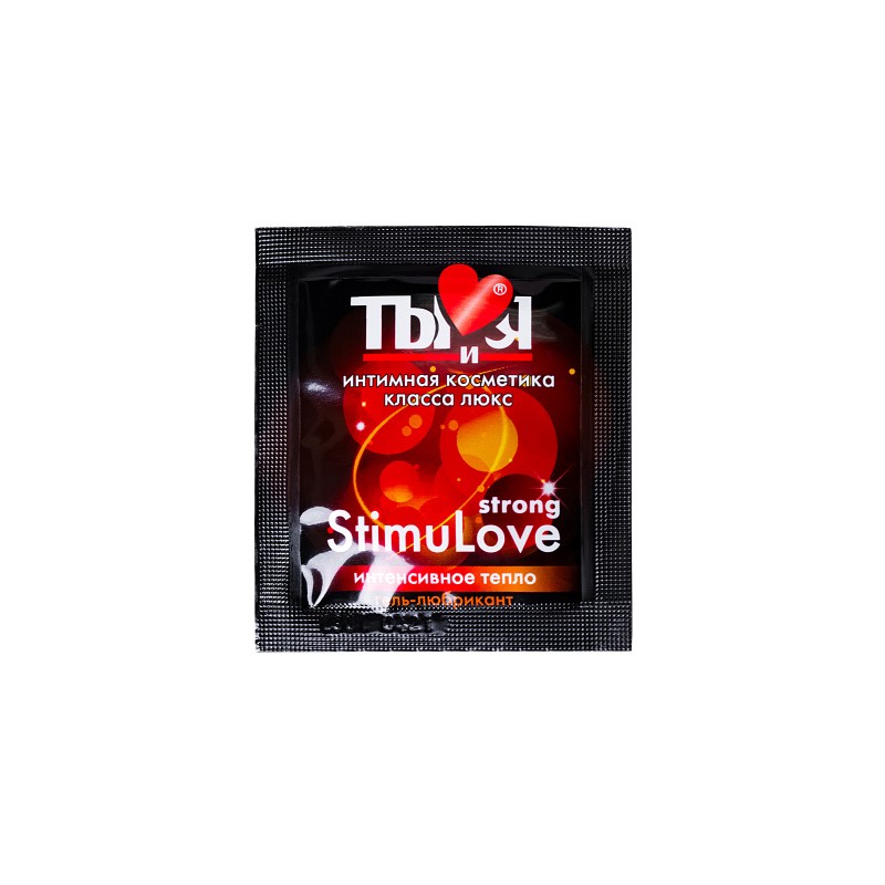 Гель-лубрикант StimuLove strong, стимулирующий, 4 г, 20 шт. в упаковке