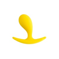 Анальная втулка ToDo by Toyfa Blob, силикон, желтая, 5,5 см, Ø 2,1 см