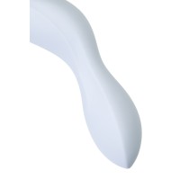 Вакуумный стимулятор клитора с вибрацией Satisfyer Curvy Trinity 5+ Connect App, голубой, 16,5 см