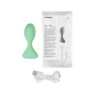 Анальная вибровтулка Satisfyer Trendsetter Connect App, зеленая, 11,3 см