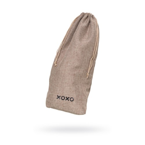 Мешочек XOXO, текстиль, коричневый, 39*23,5 см