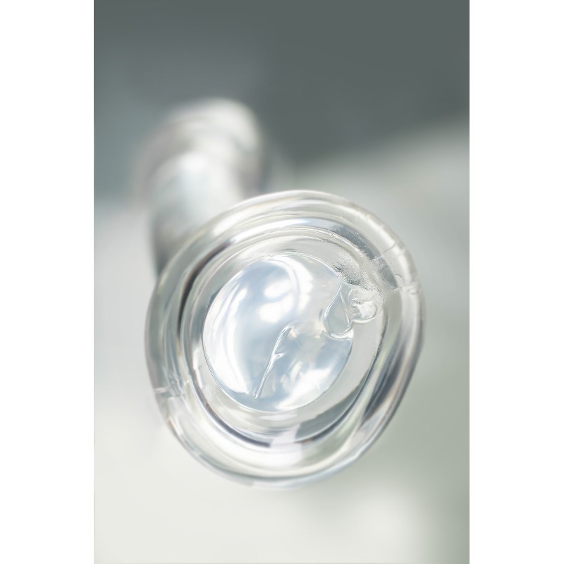 Нереалистичный фаллоимитатор Jelly Dildo S Toyfa Basic, TPE, прозрачный, 15,5 см