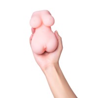 Мастурбатор реалистичный TOYFA Juicy Pussy Babycakes, TPE, телесный, 14,5 см