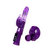 Вибратор с клиторальным стимулятором TOYFA A-Toys High-Tech fantasy, TPR, фиолетовый, 23 см