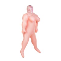 Кукла надувная Dolls-X by TOYFA Isabella, толстушка, с двумя отверстиями, блондинка, 160 см