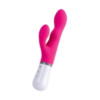 Вибратор LOVENSE Nora с клиторальным стимулятором, силикон, розовый, 20 см