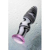 Анальная втулка Sexus Glass, стекло, белый, 12,5 см, Ø 3,5 см