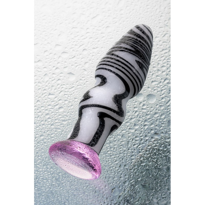 Анальная втулка Sexus Glass, стекло, белый, 12,5 см, Ø 3,5 см