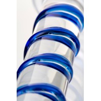 Нереалистичный фаллоимитатор Sexus Glass, стекло, прозрачный, 17 см