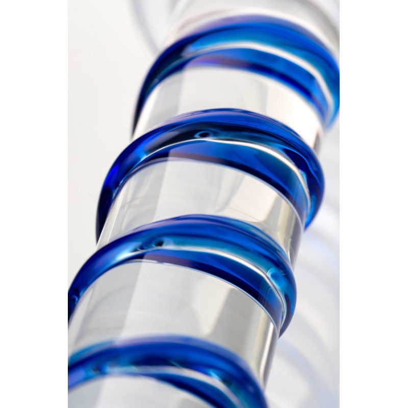 Нереалистичный фаллоимитатор Sexus Glass, стекло, прозрачный, 17 см