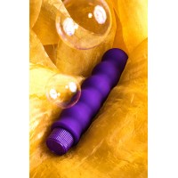 Нереалистичный вибратор A-Toys by TOYFA Wavvy, силикон, фиолетовый, 17 см