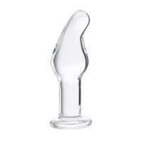 Анальная втулка Sexus Glass, стекло, прозрачная, 14,5 см, Ø 4 см