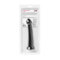 Нереалистичный фаллоимитатор Jelly Dildo L Toyfa Basic, TPE, черный, 20 см