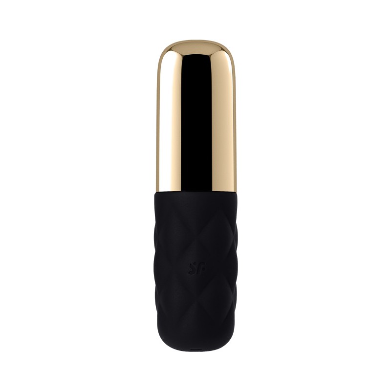 Вибромассажер Satisfyer Sparkling Darling, силикон, черный, 11,4 см.