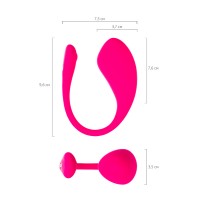Виброяйцо LOVENSE Lush 3, силикон, розовый, 18 см