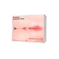 Мастурбатор реалистичный двойным слоем KOKOS HANNA ONAHOLE 001, TPR, телесный, 36,5 см