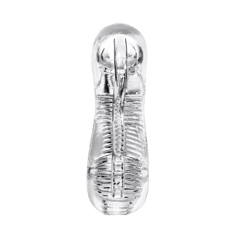 Мастурбатор нереалистичный Lingam by TOYFA Indira, TPE, прозрачный, 14 см