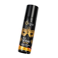 Съедобный гель с эффектом вибрации Orgie DUAL VIBE!, со вкусом коктейля секс на пляже, 15 мл