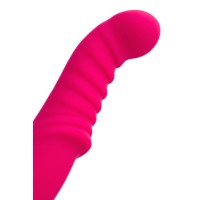 Нереалистичный вибратор A-Toys by TOYFA Capy, силикон, розовый, 17,4 см, Ø 3,4