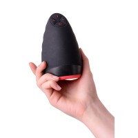 Перезаряжаемый мастурбатор Erotist Lava с подогревом, силикон, черный, 13 см.