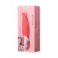 Изображение Satisfyer, Германия Нереалистичный вибратор Satisfyer Vibes Power Flower, силикон, красный, 18,8 см.