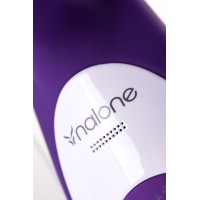 Вибратор с клиторальным стимулятором Nalone Rhythm X2, силикон, фиолетовый, 21,6 см