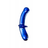 Фото Satisfyer, Германия Двусторонний фаллоимитатор Satisfyer Double Crystal, стекло, голубой, 19,5 см