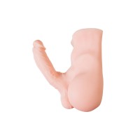 Мастурбатор с фаллосом Juicy Pussy by TOYFA Manuel, TPE, телесный, 25 см