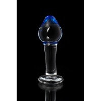 Анальная втулка Sexus Glass, стекло, прозрачная, 11,5 см, Ø 4 см