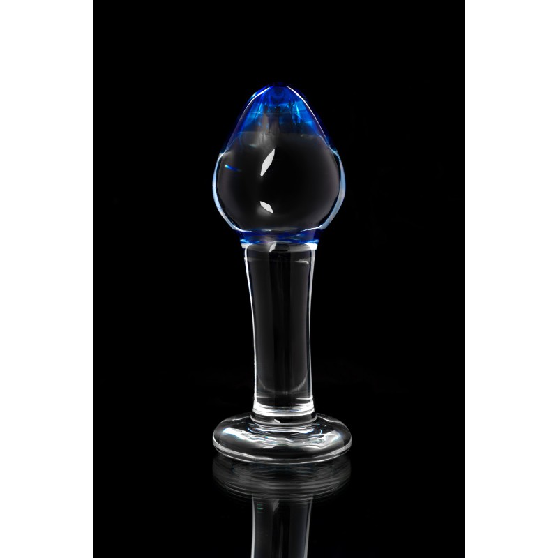 Анальная втулка Sexus Glass, стекло, прозрачная, 11,5 см, Ø 4 см