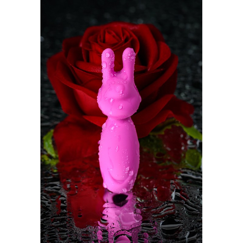 Минивибратор Eromantica PUSS, силикон, розовый, 8,5 см