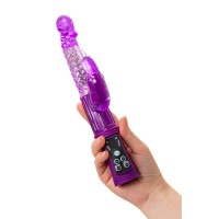 Вибратор с клиторальным стимулятором A-Toys by TOYFA High-Tech fantasy, TPR, фиолетовый, 24 см