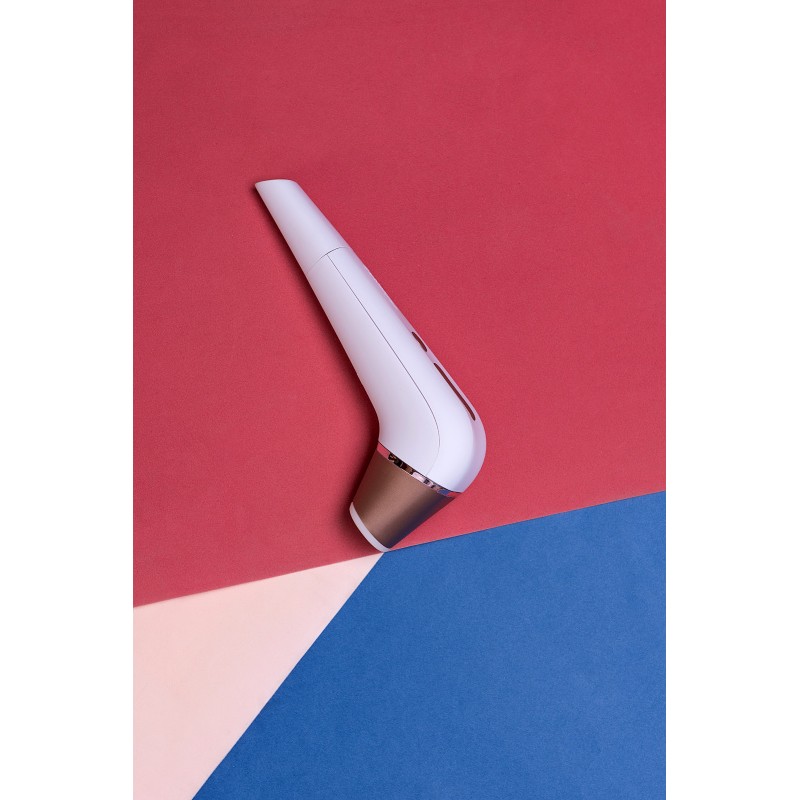 Вакуум-волновой бесконтактный стимулятор клитора Satisfyer Number Two, ABS пластик, белый, 17 см