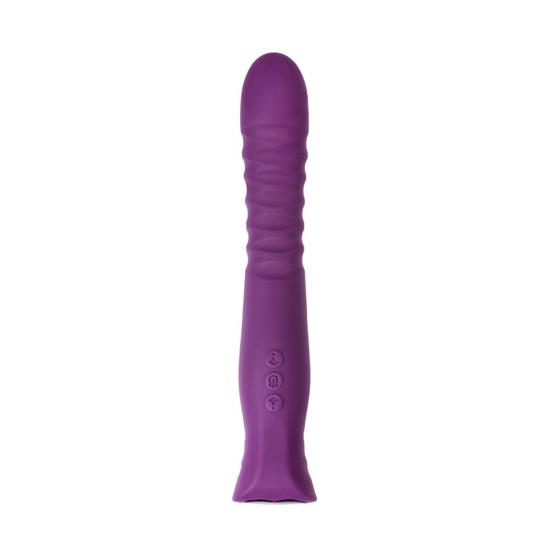 Вибратор Flovetta LUPIN, силикон, фиолетовый, 22 см