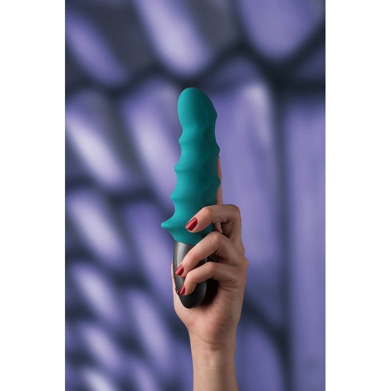Пульсатор Fun Factory STRONIC SURF, силикон, голубой, 20,8 см