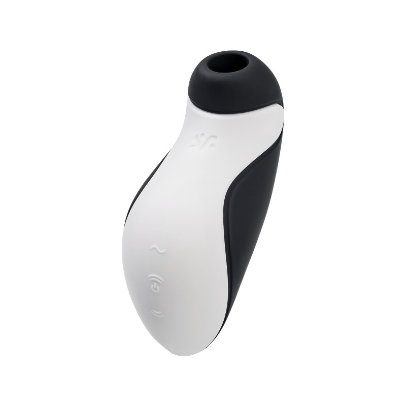 Вакуум-волновой бесконтактный стимулятор клитора Satisfyer Orca, силикон, черный, 11,5 см.