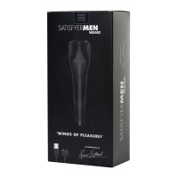 Мастурбатор нереалистичный Satisfyer  Men Wand , силикон, чёрный, 20 см.