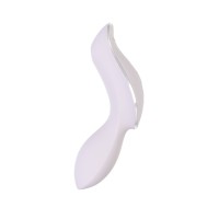 Вакуумный стимулятор клитора с вибрацией Satisfyer Curvy Trinity 2, сиреневый, 17,4 см